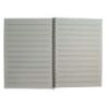 Music manuscript book spiral bound 12 staves