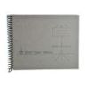 Music manuscript book spiral bound landscape 10 staves