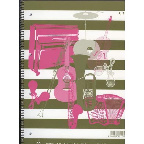 Spiral bound music books 12...