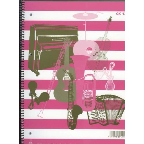 Spiral bound music books 12...