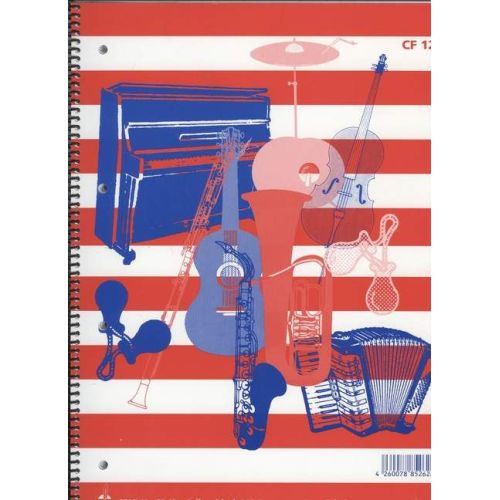 Spiral bound music books 12...