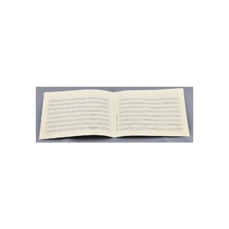 Music manuscript paper 8 staves