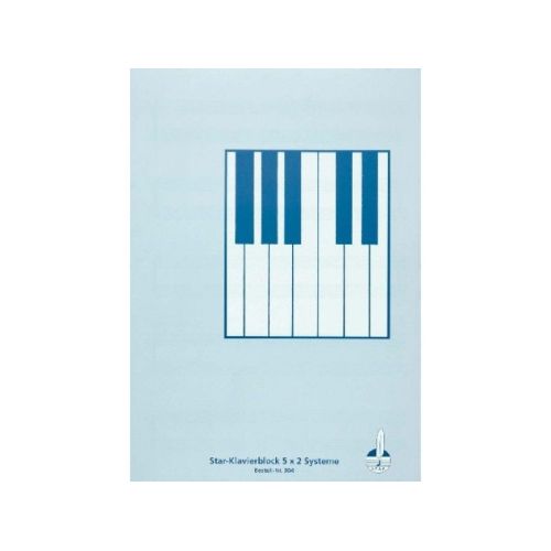 Piano manuscript paper pad