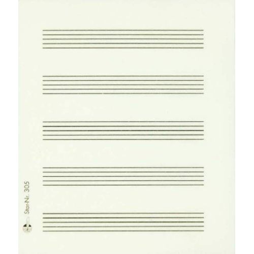 Post-it pad 5 staves