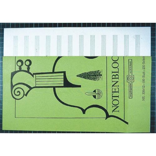 Sketch pad 12 staves