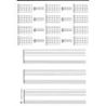 Sketch pad guitar 3x2 staves 12 GIT-boxes
