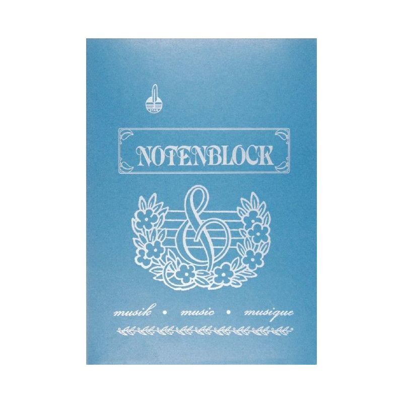 Manuscript paper pad 12 staves