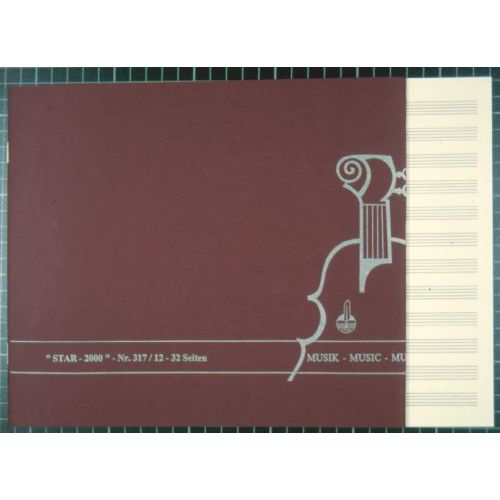 Music manuscript book 12...