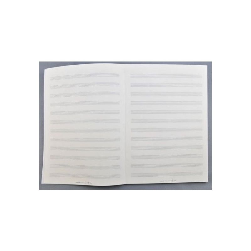 Manuscript paper pad 12 staves