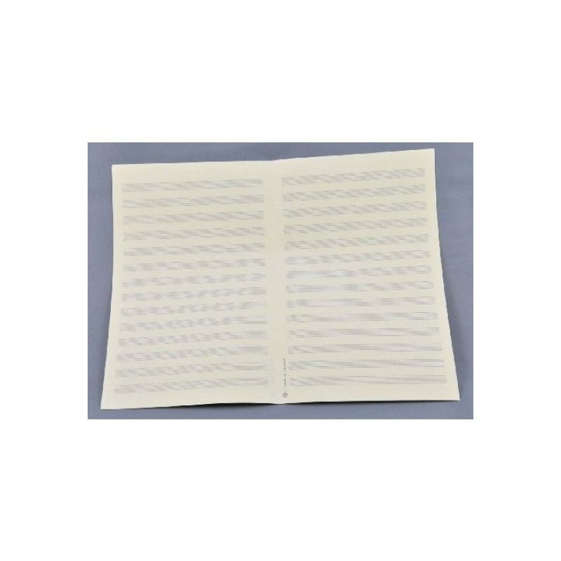 Music manuscript paper 14 staves