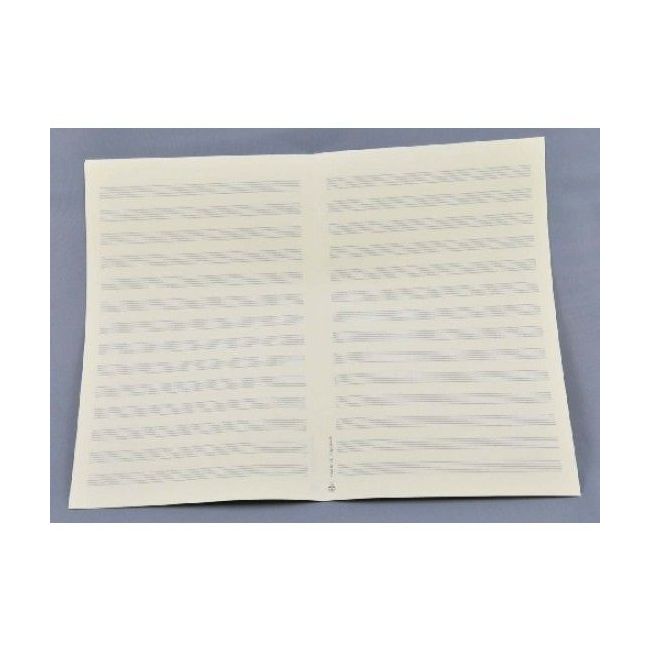 Music manuscript paper 14 staves