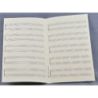 Music manuscript paper 5x2 staves