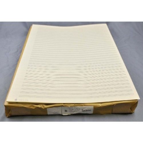 Large format paper 32 staves