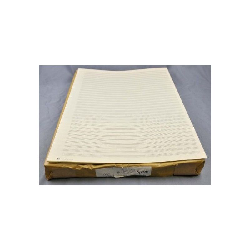 Large format paper 32 staves