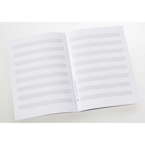 Music manuscript DIN A5 book 8 staves