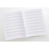 Music manuscript DIN A5 book 8 staves