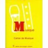 Cahier de Musique 8 portées avec pages d´ecriture´petits carreaux