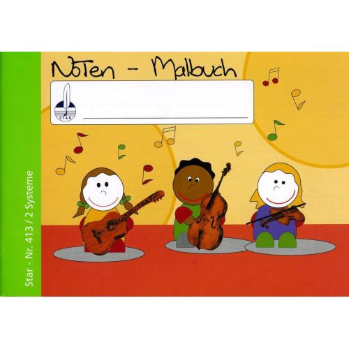 Elementary music book 2 staves