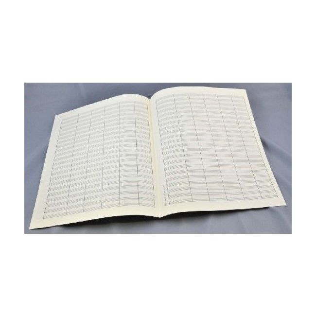 Music manuscript paper 22 staves with bar lines