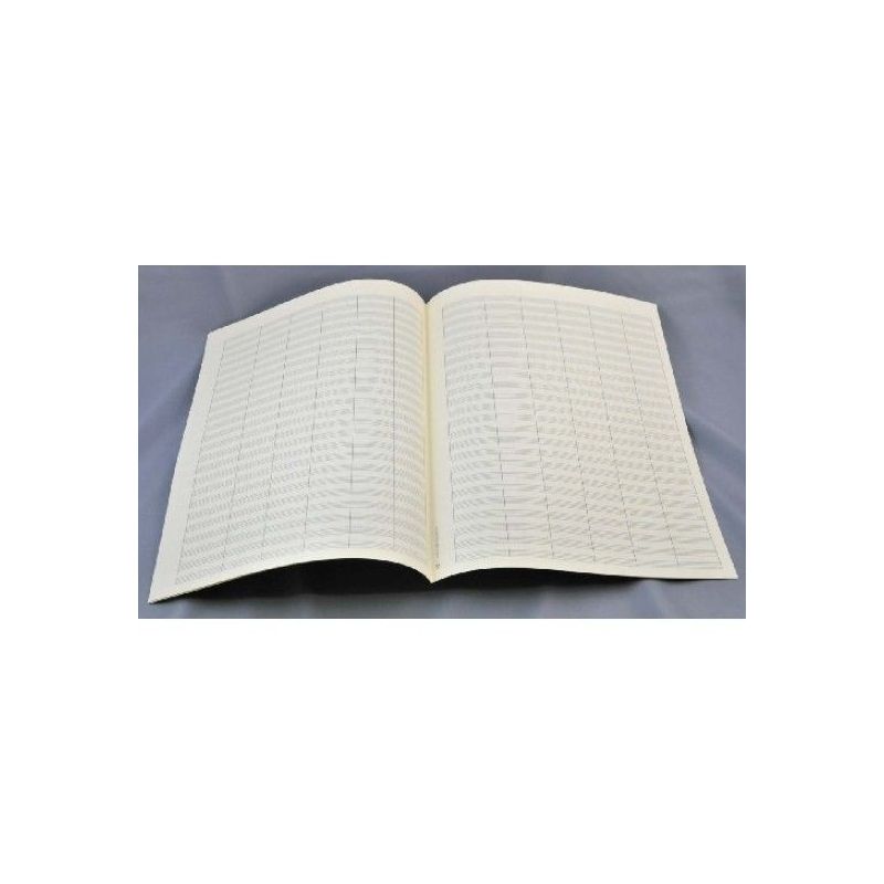 Music manuscript paper - Star 2000 18 staves with ledger lines