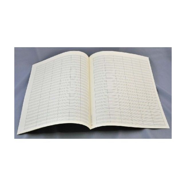 Music manuscript paper - Star 2000 18 staves with ledger lines