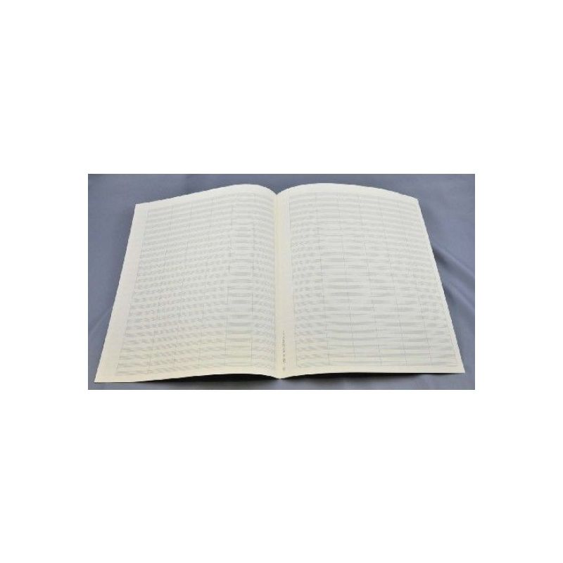 Music manuscript paper 26 staves with bar lines