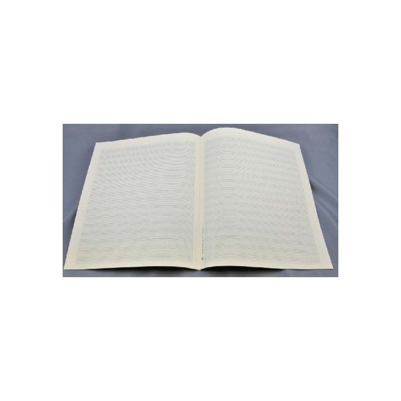 Music manuscript paper 16 staves with ledger lines