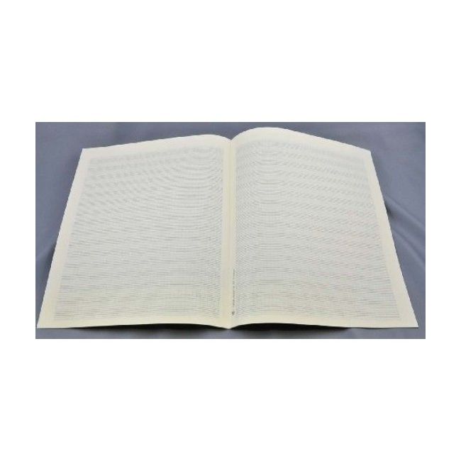Music manuscript paper 16 staves with ledger lines