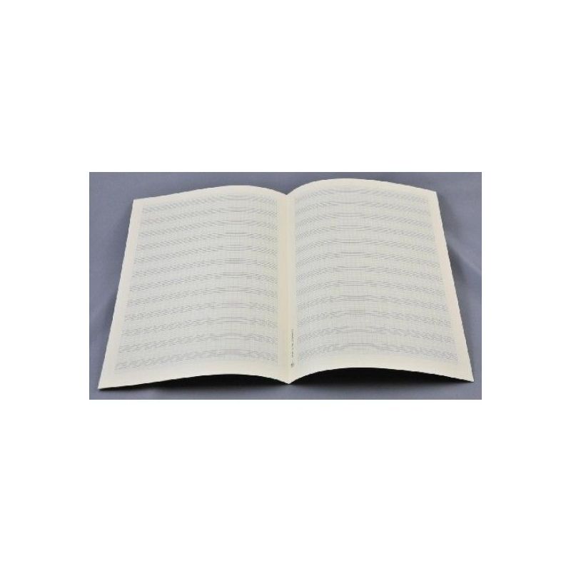 Music manuscript paper 12 staves with ledger lines