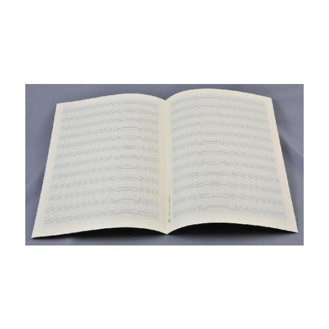 Music manuscript paper 12 staves with ledger lines