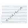 Music manuscript book 6 staves ledger lines every other page is left blank