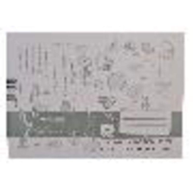 Music manuscript book 6 staves ledger lines