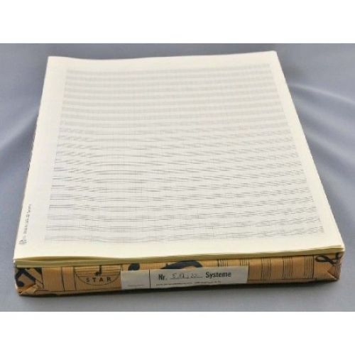 Music manuscript paper 22...