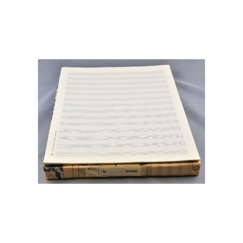 Music manuscript paper 14 staves with ledger lines