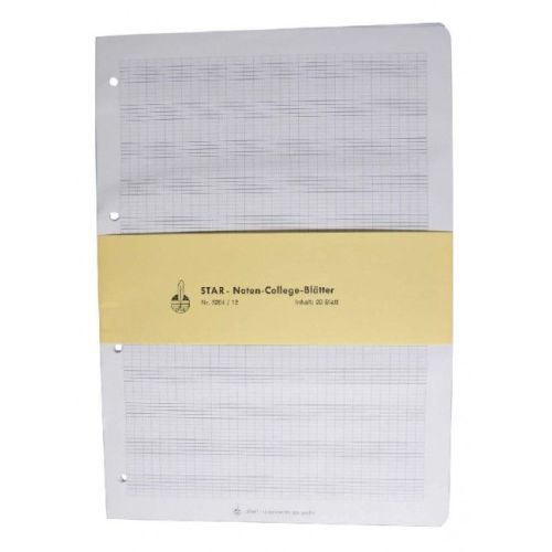Loose Leaf Sheets 12 staves...