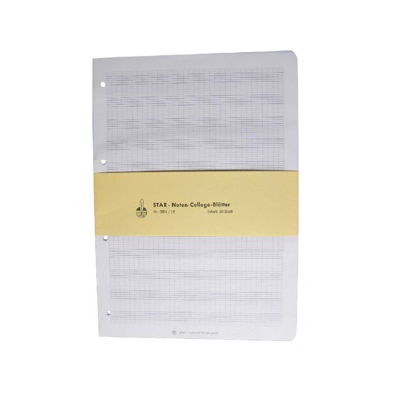 Loose Leaf Sheets 12 staves with ledger lines