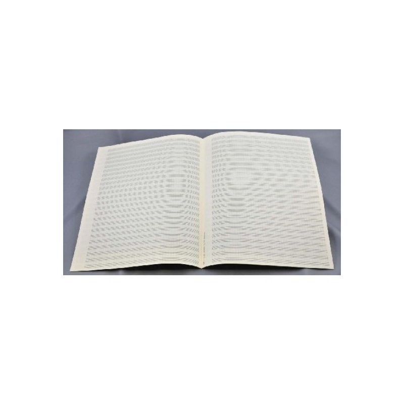 Music manuscript paper 24 staves with ledger lines