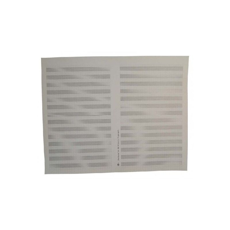 Music manuscript paper 14 staves with ledger lines
