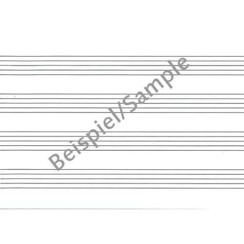 Elementary manuscript book 4 staves on every page
