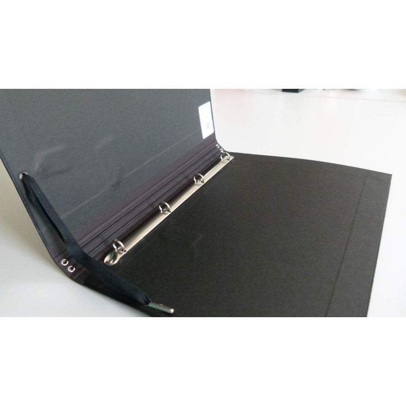 Choral Folder with 4-hole ring binding elastic band and handstrap