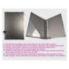 Choral Folder with 4-hole ring binding elastic band and handstrap
