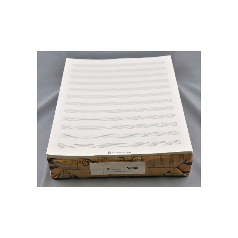 Music manuscript paper - Star 2000 12 staves