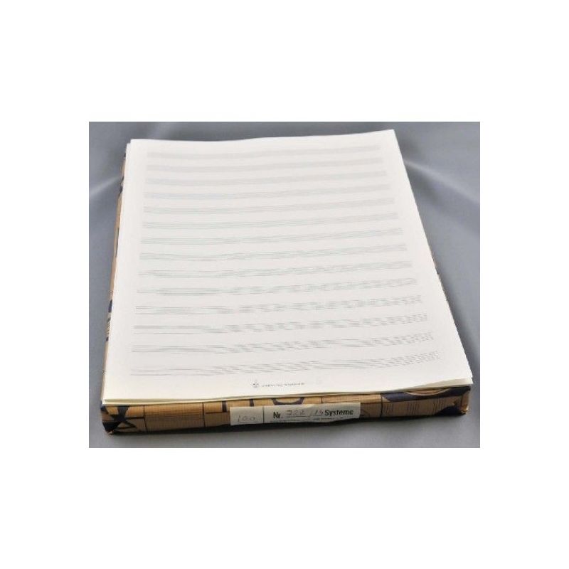 Music manuscript paper - Star 2000 14 staves
