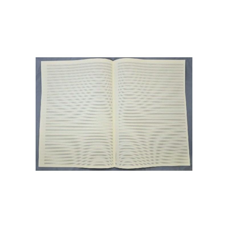 Large format paper 34 staves