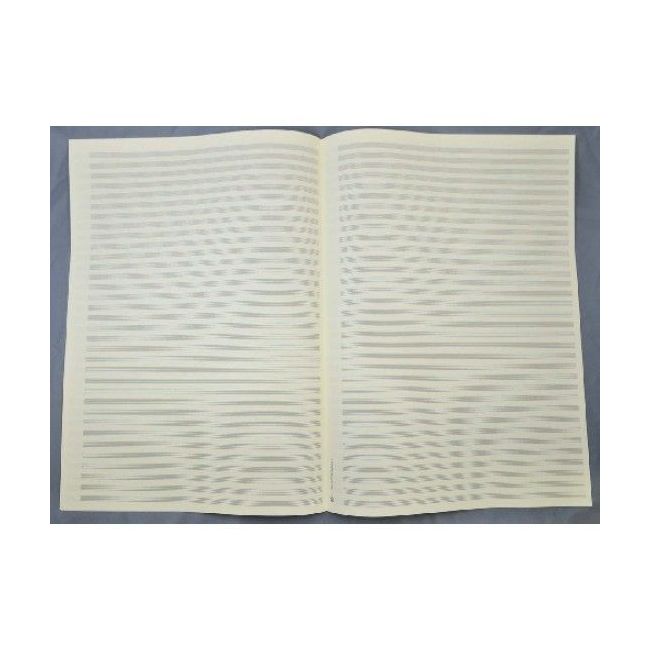Large format paper 34 staves
