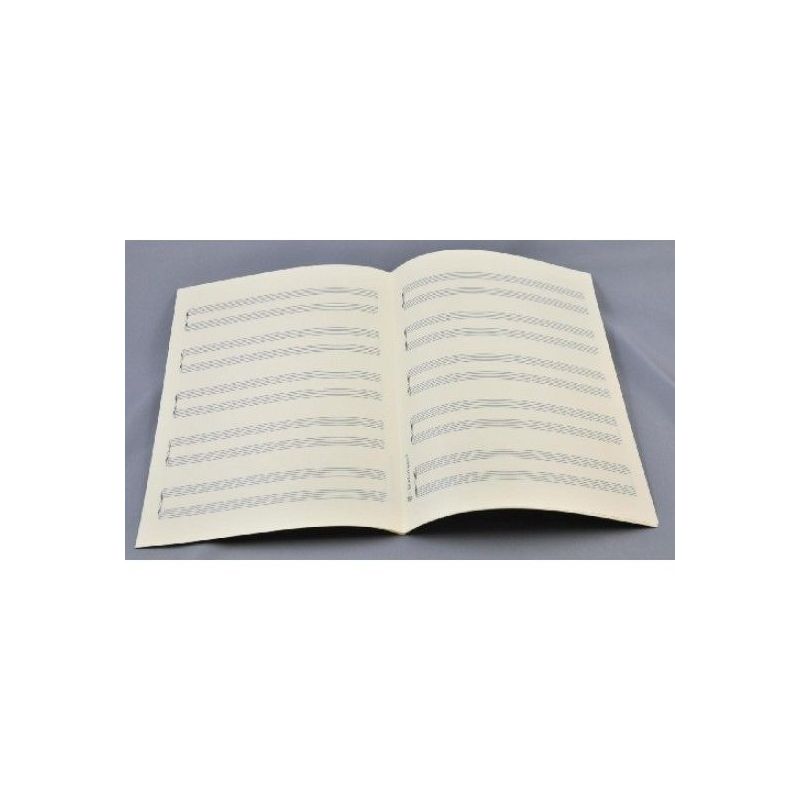 Music manuscript paper 5x2 staves