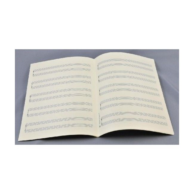 Music manuscript paper 5x2 staves