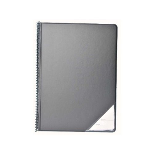 Orchestral folder black 23x32 cm portrait + 10 inserts without glare