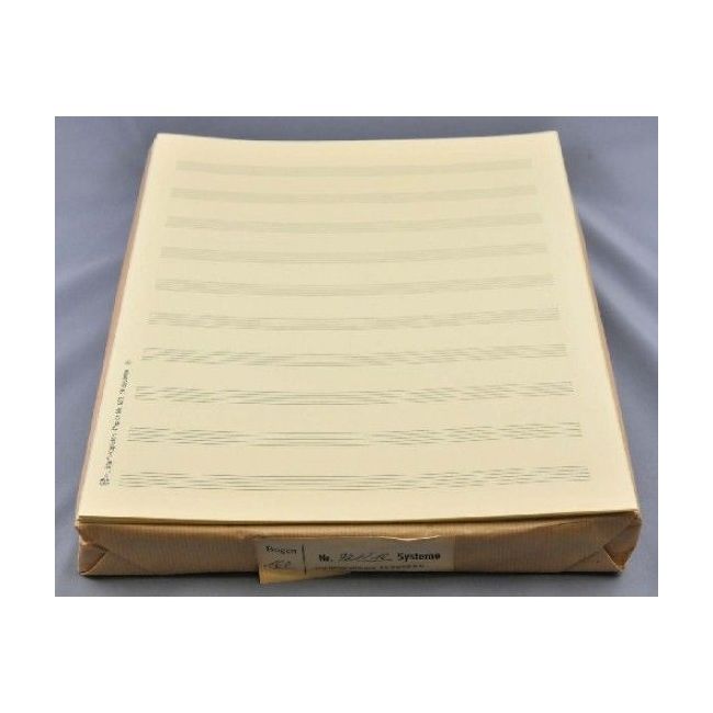 Music manuscript paper - Star-Matt 10 staves