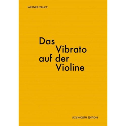 Werner Hauck: Das Vibrato...